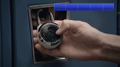 1600萬(wàn)種密碼組合，科技感十足的觸控密碼鎖