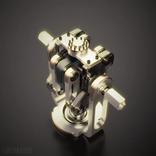 美的不同尋常的機(jī)械動(dòng)圖，壓鑄廠家應(yīng)該收藏一下